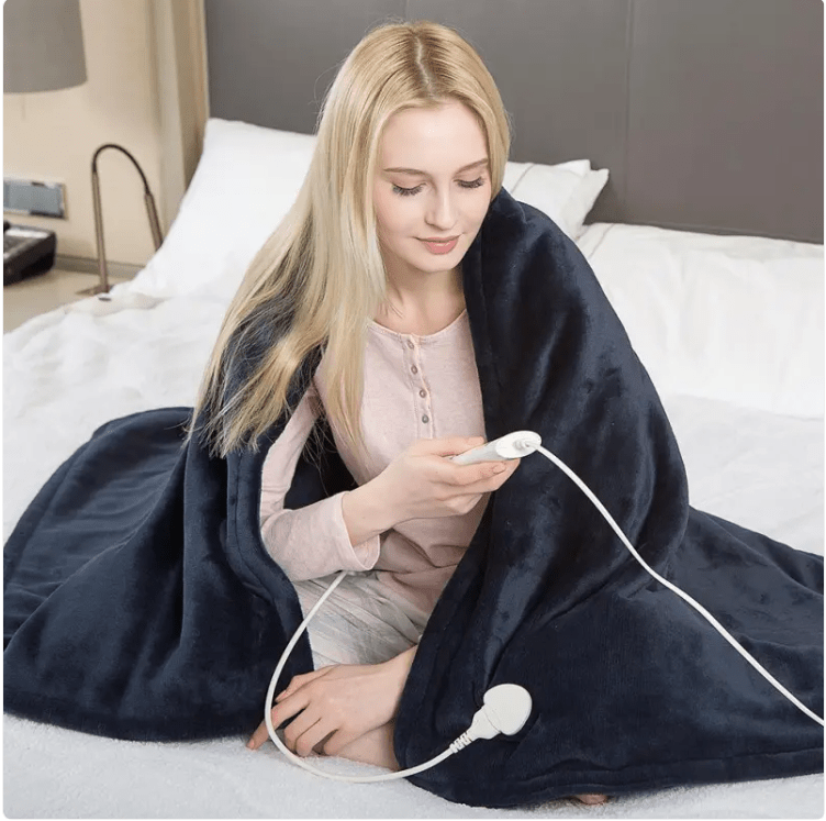 3-Level Safety Heated Blanket with Adjustable Temperature - Cozy & Co. Market