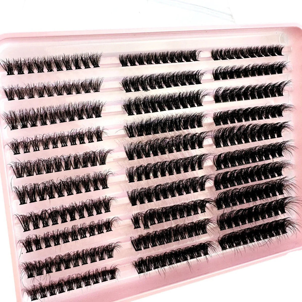 300/120PCS 5D Fluffy Cluster Lashes 30D-100D Natural Thick Eyelash Clusters Individual Lashes DIY Eyelashes Extension Makeup - Cozy & Co. Market
