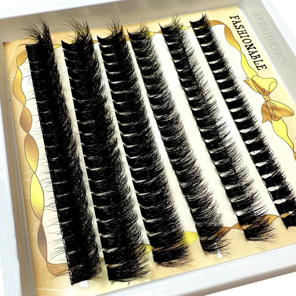300/120PCS 5D Fluffy Cluster Lashes 30D-100D Natural Thick Eyelash Clusters Individual Lashes DIY Eyelashes Extension Makeup - Cozy & Co. Market