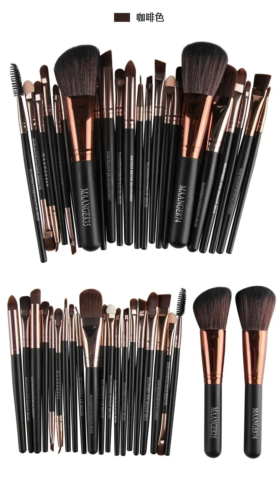 3/13/22pcs Professional Makeup Brushes Tools Set Make Up Brush Tools Kits for Eyeshadow Eyeliner Cosmetics Brushes Maquiagem - Cozy & Co. Market