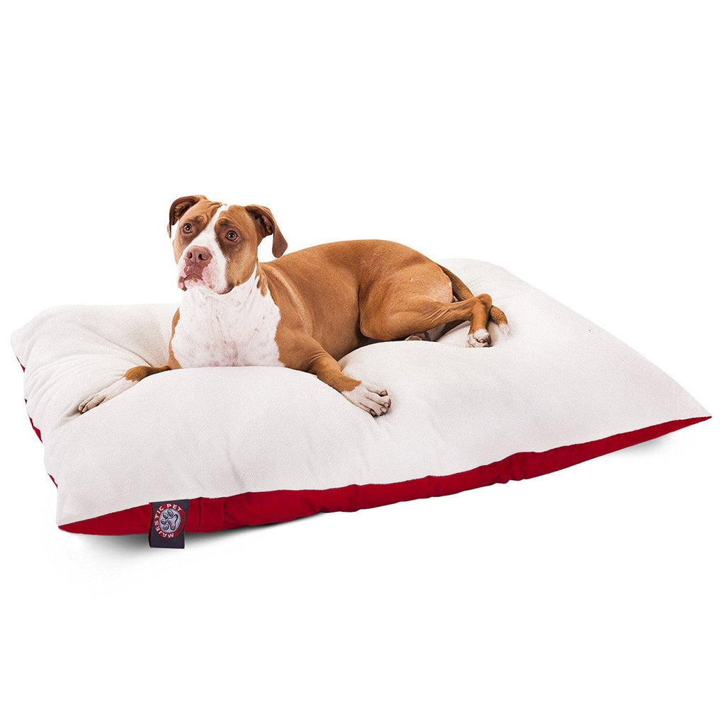 36x48 Red Rectangle Pet Dog Bed By Majestic Pet Products Large - Cozy & Co. Market