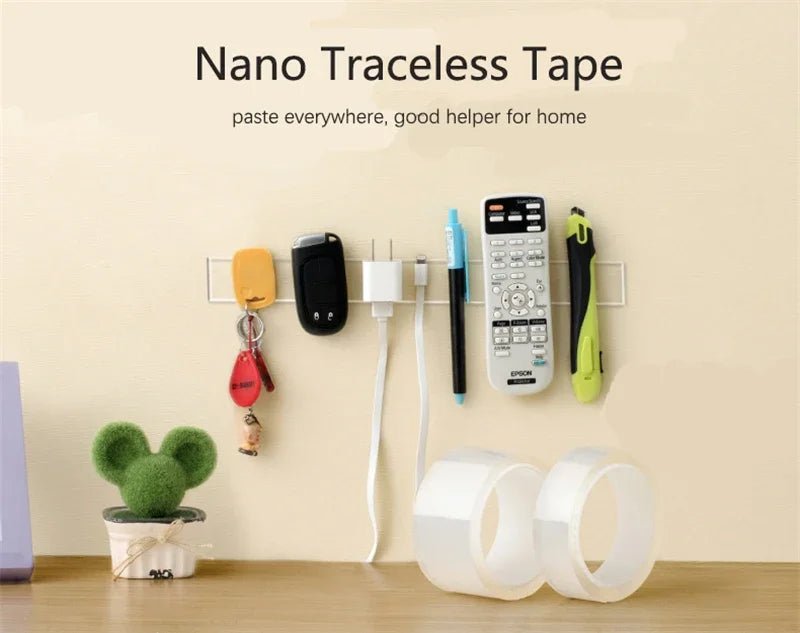 3M Nano Tape Double Sided Tape Transparent Reusable Waterproof Adhesive Tapes Cleanable Kitchen Bathroom Supplies Tapes - Cozy & Co. Market
