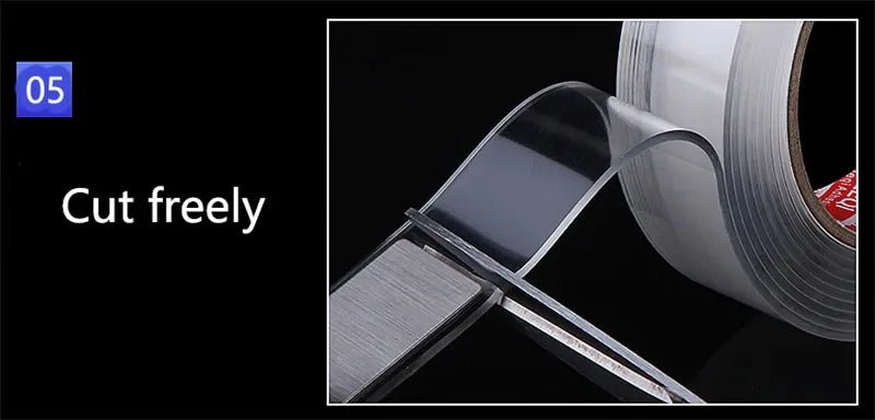 3M Nano Tape Double Sided Tape Transparent Reusable Waterproof Adhesive Tapes Cleanable Kitchen Bathroom Supplies Tapes - Cozy & Co. Market