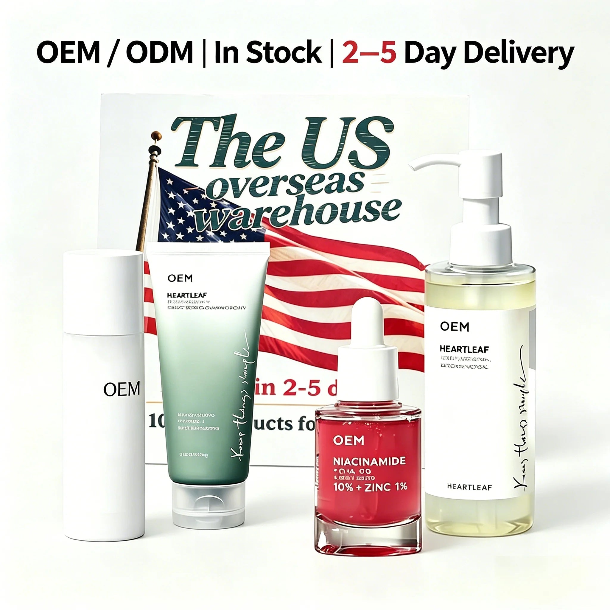 4 Pieces Set OEM Natural Beauty Anti Aging Facial Skin Care Packing Set Organic Women Face Skincare Products - Cozy & Co. Market