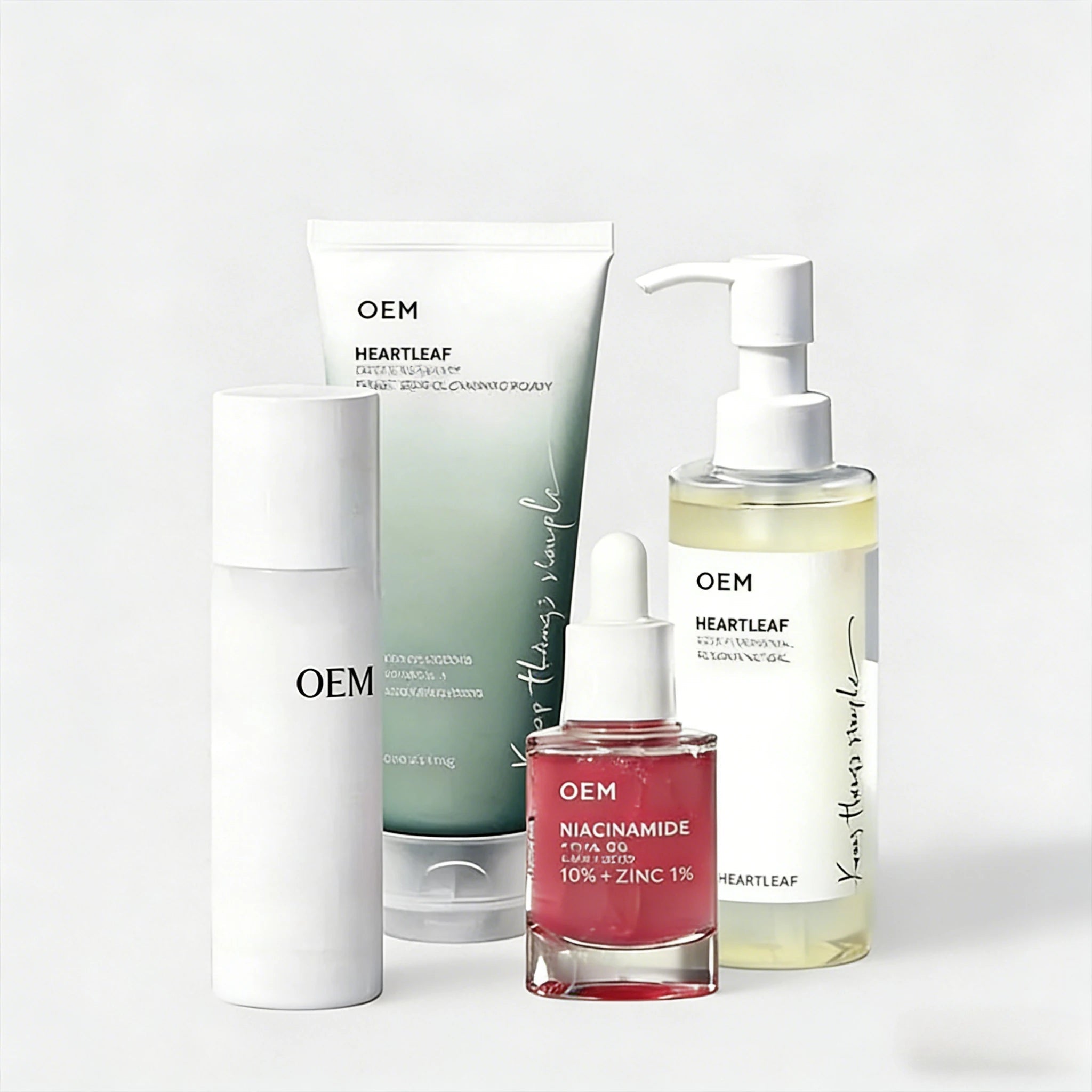 4 Pieces Set OEM Natural Beauty Anti Aging Facial Skin Care Packing Set Organic Women Face Skincare Products - Cozy & Co. Market