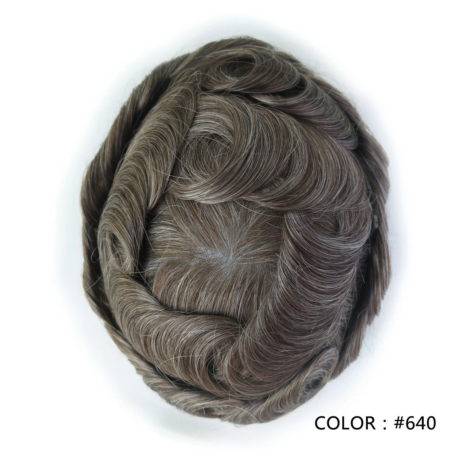 4 Ultra Thin Skin Men's Indian Hair Remy Toupee Antibacterial PU Base Hair Replacement System Natural V-looped Hairline - Cozy & Co. Market