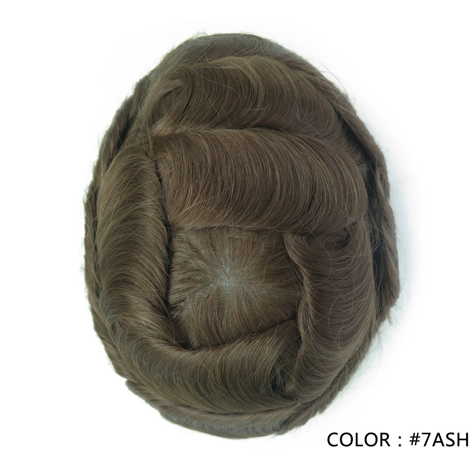 4 Ultra Thin Skin Men's Indian Hair Remy Toupee Antibacterial PU Base Hair Replacement System Natural V-looped Hairline - Cozy & Co. Market