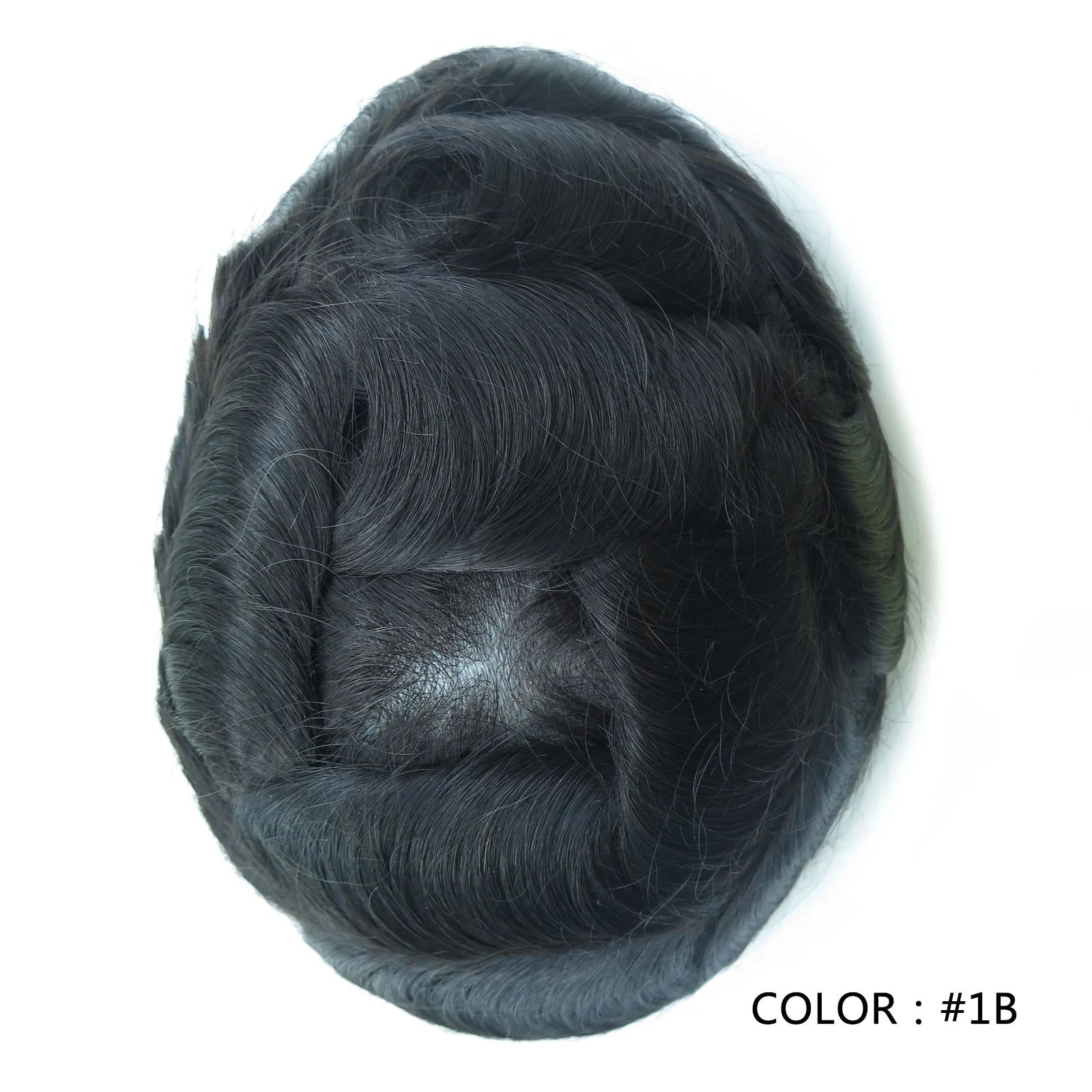 4 Ultra Thin Skin Men's Indian Hair Remy Toupee Antibacterial PU Base Hair Replacement System Natural V-looped Hairline - Cozy & Co. Market