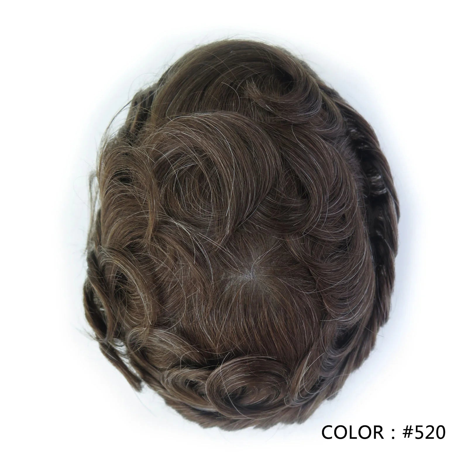 4 Ultra Thin Skin Men's Indian Hair Remy Toupee Antibacterial PU Base Hair Replacement System Natural V-looped Hairline - Cozy & Co. Market