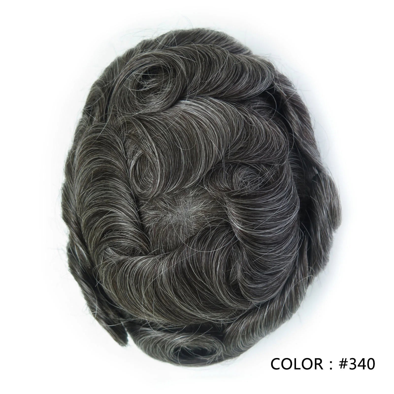 4 Ultra Thin Skin Men's Indian Hair Remy Toupee Antibacterial PU Base Hair Replacement System Natural V-looped Hairline - Cozy & Co. Market