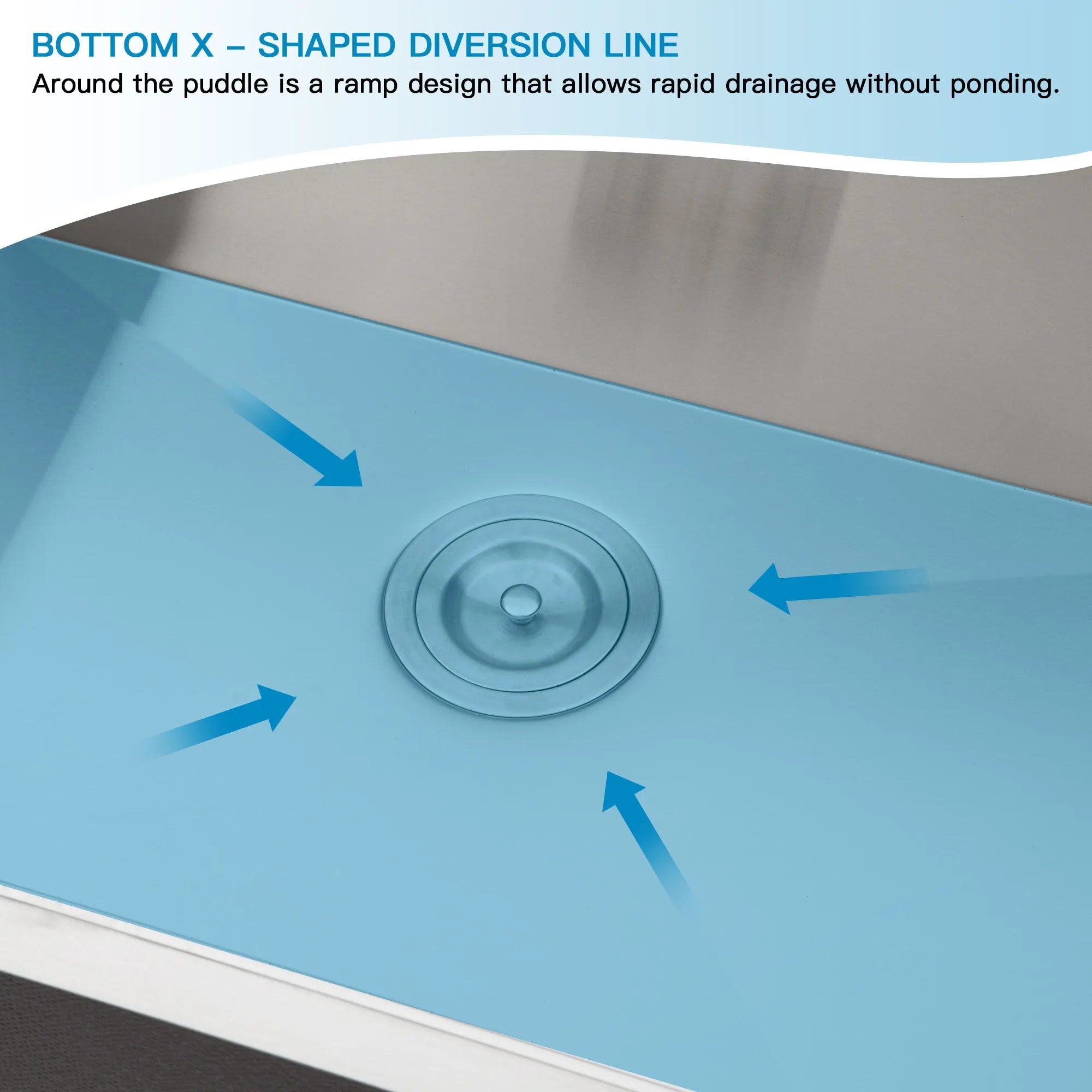 45-inch 16 Gauge Stainless Steel Single Bowl Brushed Finish Handmade Undermount Kitchen Sink with Ledge & Accessories - Cozy & Co. Market