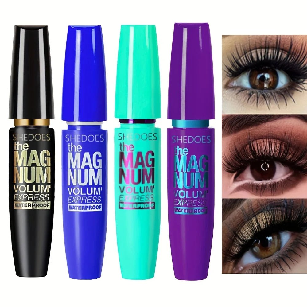 4D Black Mascara Thickening, Lengthening, Curling, Waterproof Liquid Fiber Mascara - Cozy & Co. Market