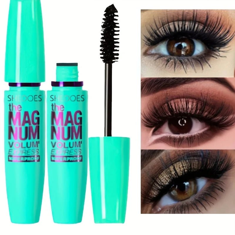 4D Black Mascara Thickening, Lengthening, Curling, Waterproof Liquid Fiber Mascara - Cozy & Co. Market