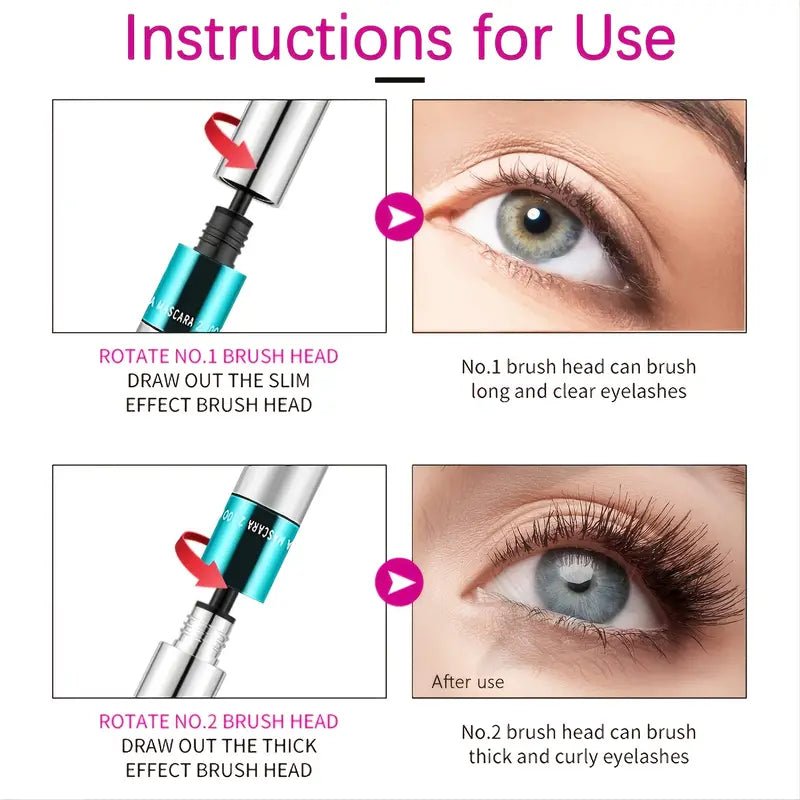 4D Silk Fiber Mascara for Lengthening & Thickening Lashes - Cozy & Co. Market