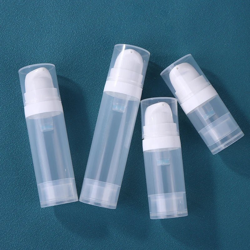 5-50ml Mini Portable Vacuum Press Type Bottle Refillable Makeup Cosmetics For Cream Gel Moisturizers Liquid Lotion Bottles - Cozy & Co. Market