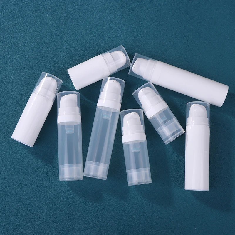 5-50ml Mini Portable Vacuum Press Type Bottle Refillable Makeup Cosmetics For Cream Gel Moisturizers Liquid Lotion Bottles - Cozy & Co. Market