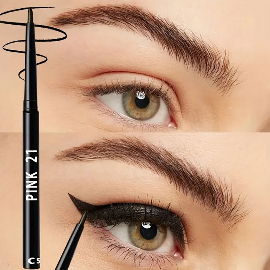5-Pack Waterproof & Sweat-Proof Black Eyeliner Pencil -Long-Lasting, Smudge-ProofFor Bold Eye Makeup, EasyGlide Formula for Perf - Cozy & Co. Market