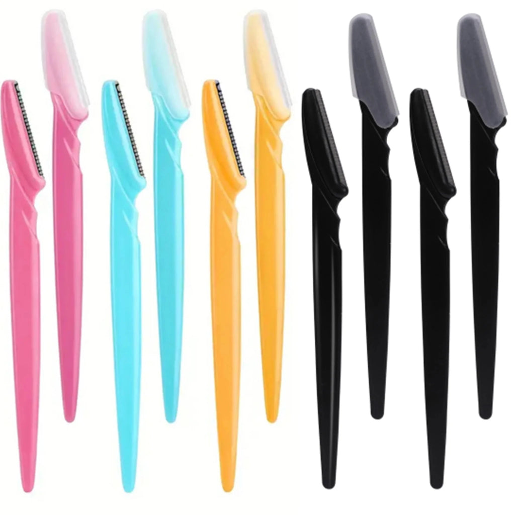5/10/30/40pcsbrow Razor and Face Razor for Women and Men, Eyebrow Hair Trimmer and Shaver with Protective Cover,Safe - Cozy & Co. Market