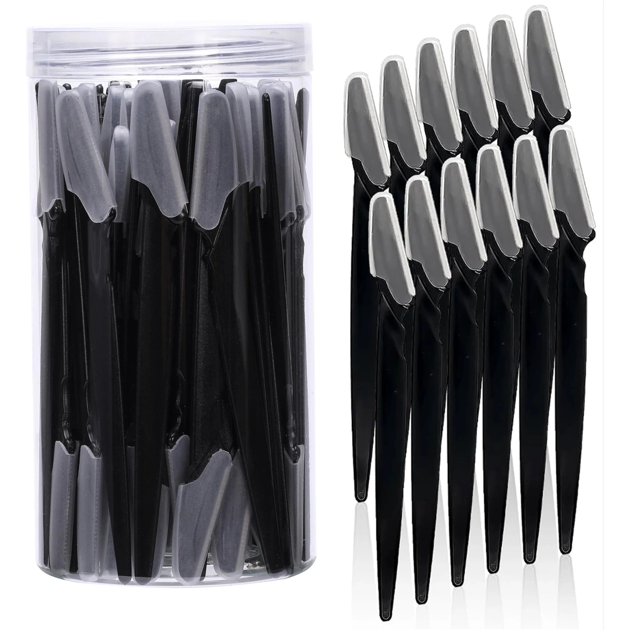 5/10/30/40pcsbrow Razor and Face Razor for Women and Men, Eyebrow Hair Trimmer and Shaver with Protective Cover,Safe - Cozy & Co. Market