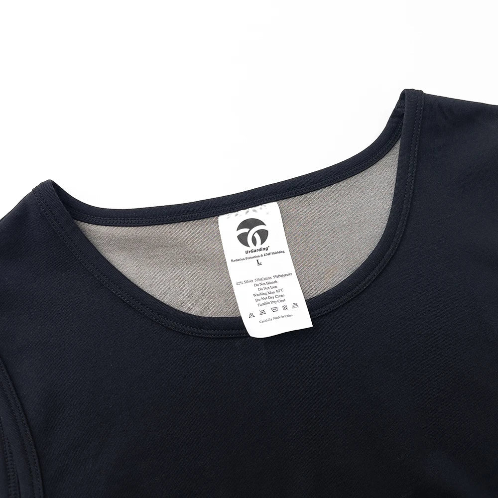 5G Radiation Protection Silver Cotton EMF Shielding RFID Blocking Tank Top - Cozy & Co. Market
