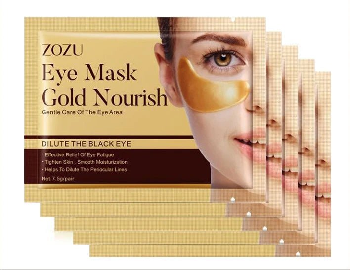 5pcs Gold Nourish Mung Bean Eye Mask Anti Dark Circles Masks Eye Patches Desalination Eye Bags Korean Skin Care Products - Cozy & Co. Market