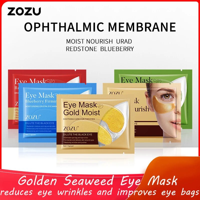 5pcs Gold Nourish Mung Bean Eye Mask Anti Dark Circles Masks Eye Patches Desalination Eye Bags Korean Skin Care Products - Cozy & Co. Market