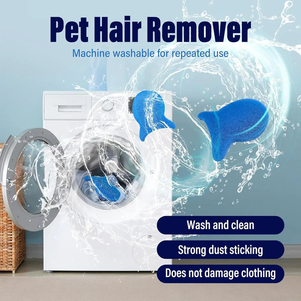 5pcs Pet Hair Remover for Laundry, Effectively Removes Fur, Lint & Dander, Reusable, Eco-Friendly Laundry Pet Hair Catcher - Cozy & Co. Market