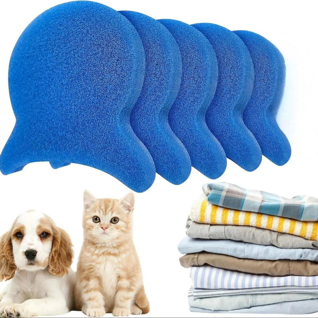 5pcs Pet Hair Remover for Laundry, Effectively Removes Fur, Lint & Dander, Reusable, Eco-Friendly Laundry Pet Hair Catcher - Cozy & Co. Market