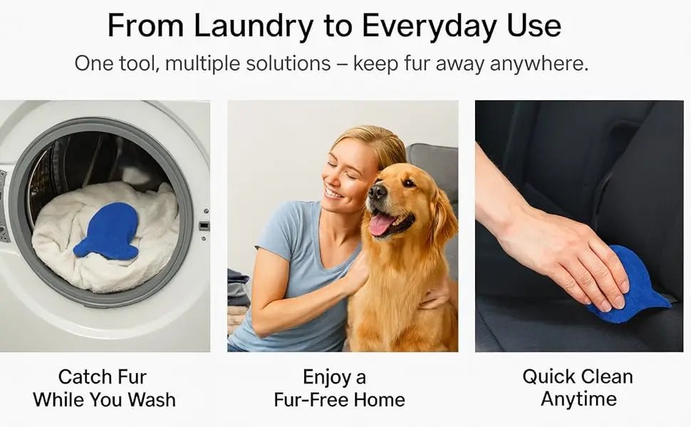 6 PCS Pet Hair Remover for Laundry – Effectively Removes Fur Lint & Dander – Reusable Eco-Friendly Laundry Pet Hair Catcher - Cozy & Co. Market