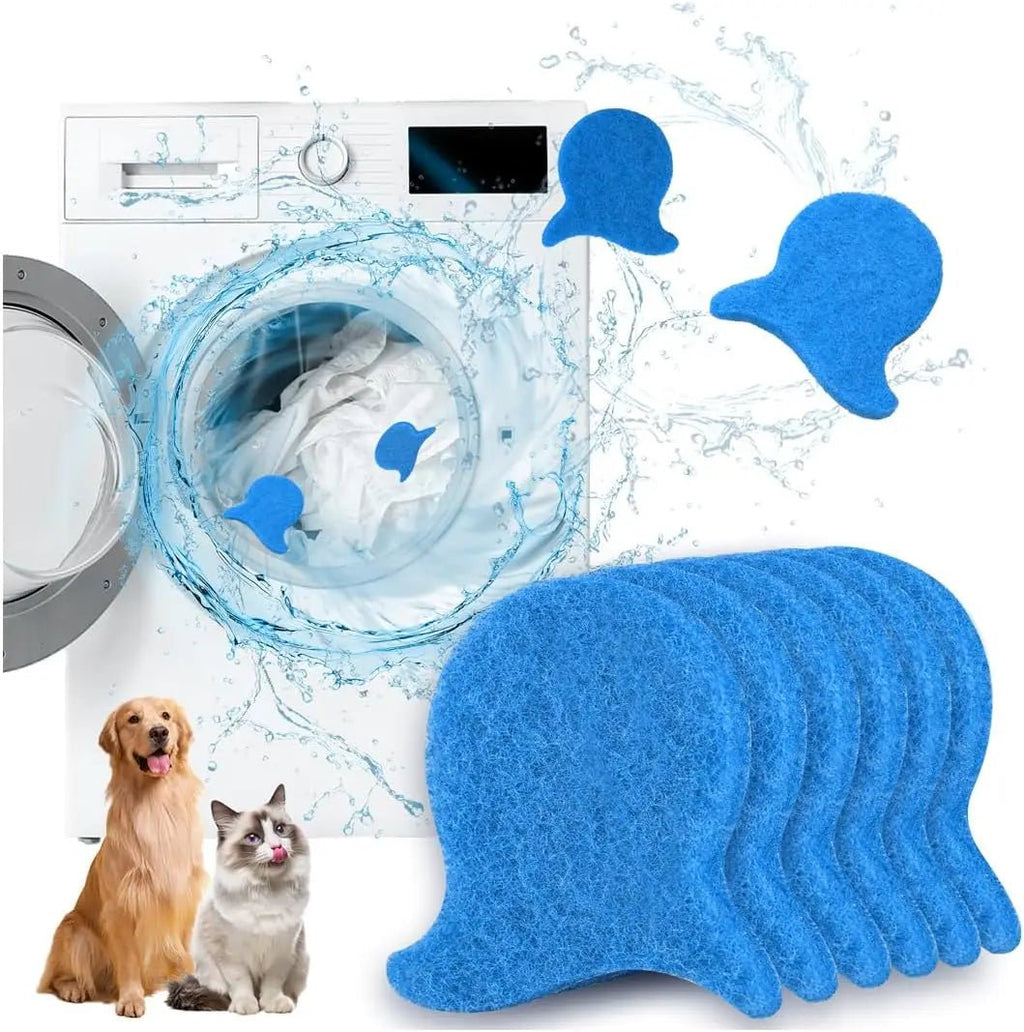 6 PCS Pet Hair Remover for Laundry – Effectively Removes Fur Lint & Dander – Reusable Eco-Friendly Laundry Pet Hair Catcher - Cozy & Co. Market