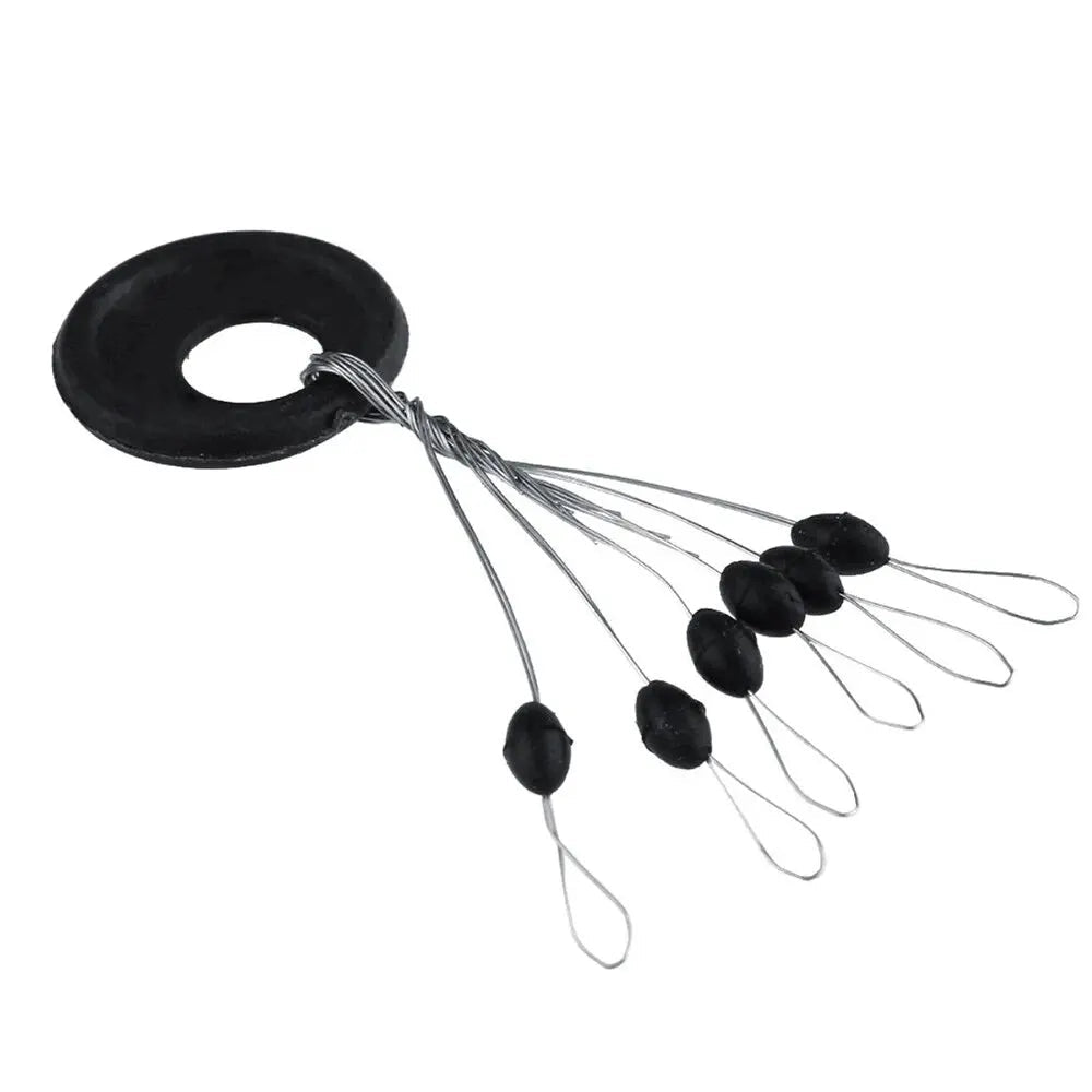 600Pcs 100 Group Set Rubber Space Beans Oval Stopper Fishing Bobber For Fly Fishing Accessories Spinner Bait Fish Tool - Cozy & Co. Market