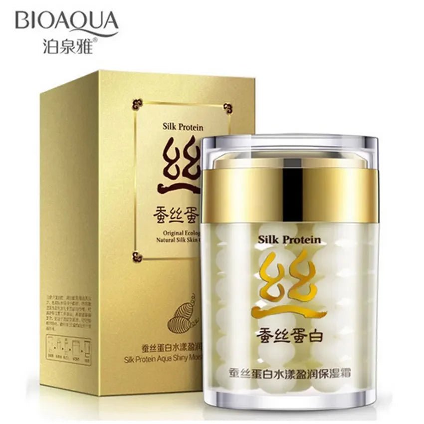 60g Collagen Protein Moisturizer Face Cream Anti Wrinkle Age Anti Acne Whitening Cream Bioaqua Silk Skin Care Ageless Products - Cozy & Co. Market