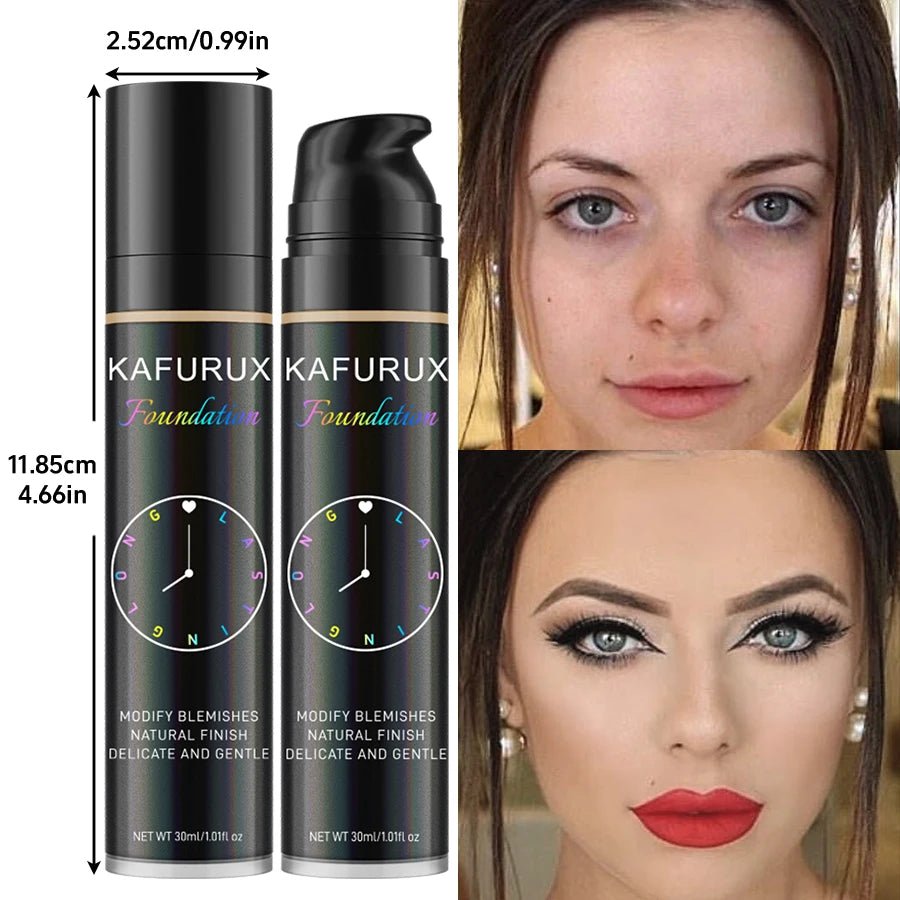 8 colors Liquid Foundation Effective Concealer Waterproof Sweat-resistant Face Korean Makeup Porfession Face Base Cosmetics Gift - Cozy & Co. Market
