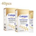 80pcs SADOER Collagen Sleeping Facial Masks Face skincare Moisturizing Brightening Firming Hydrating Face Mask Facial Skin Care - Cozy & Co. Market
