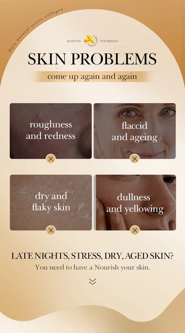 80pcs SADOER Collagen Sleeping Facial Masks Face skincare Moisturizing Brightening Firming Hydrating Face Mask Facial Skin Care - Cozy & Co. Market