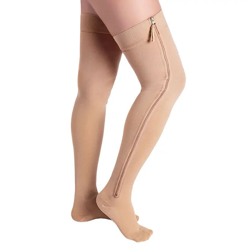 Medias Compresivas Varicose Veins Medical Compression Socks 15-23mmhg Zipper Compression Stockings
