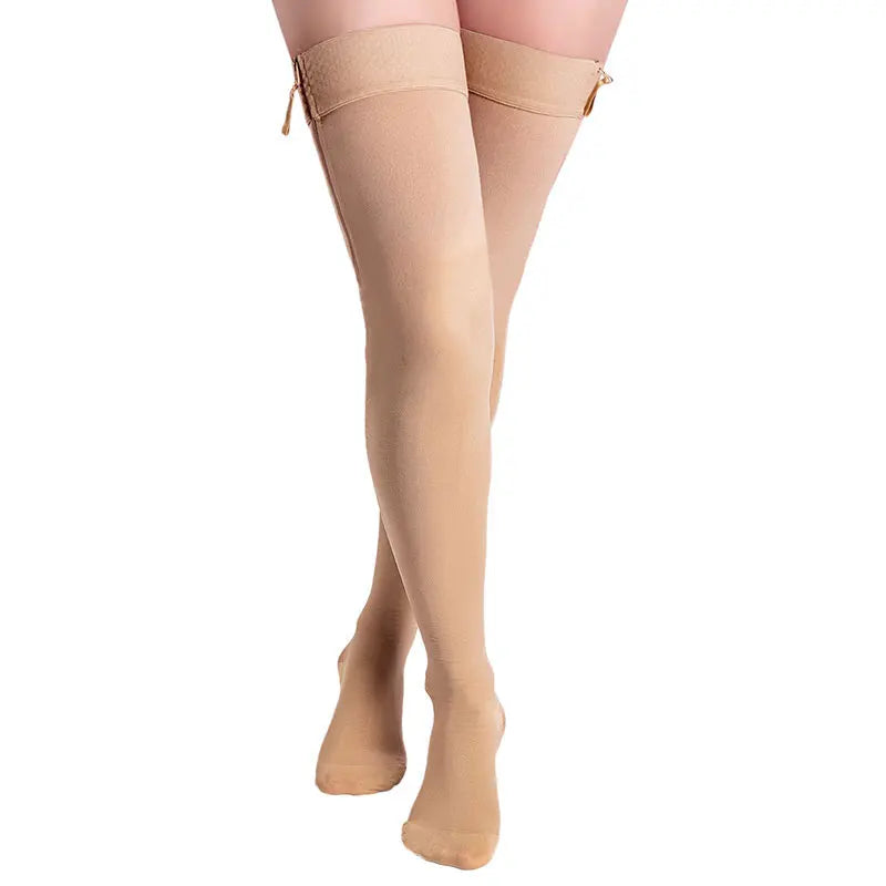 Medias Compresivas Varicose Veins Medical Compression Socks 15-23mmhg Zipper Compression Stockings