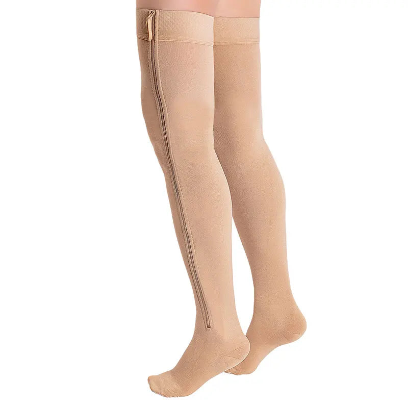 Medias Compresivas Varicose Veins Medical Compression Socks 15-23mmhg Zipper Compression Stockings