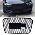 ABS Material for RS6 STYLE GRILL FRONT GRILLE for Audi A6 S6 2012 2013 2014 2015 RS6 Style C7 - Cozy & Co. Market