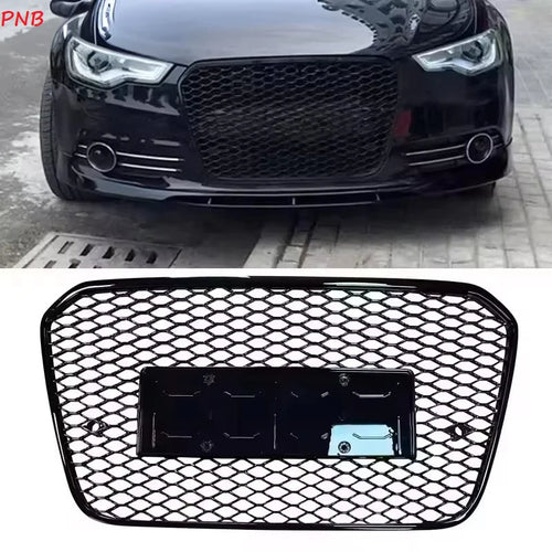 ABS Material for RS6 STYLE GRILL FRONT GRILLE for Audi A6 S6 2012 2013 2014 2015 RS6 Style C7 - Cozy & Co. Market