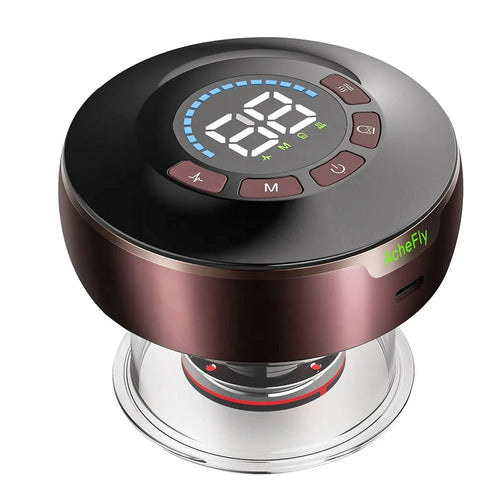 AcheFly Electric Smart Vacuum Cups Red Light EMS Vibrating Suction Heating Cupping Massage Device for Wholesale - Cozy & Co. Market