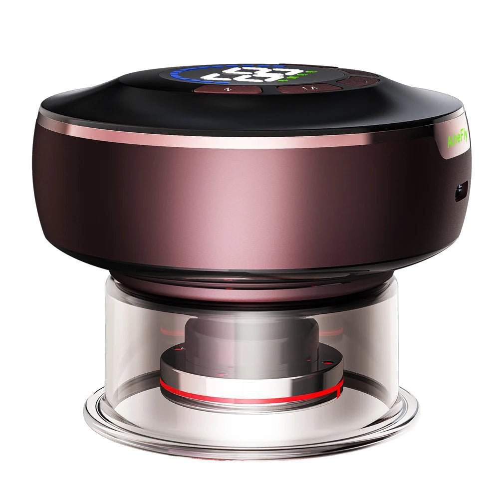 AcheFly Electric Smart Vacuum Cups Red Light EMS Vibrating Suction Heating Cupping Massage Device for Wholesale - Cozy & Co. Market