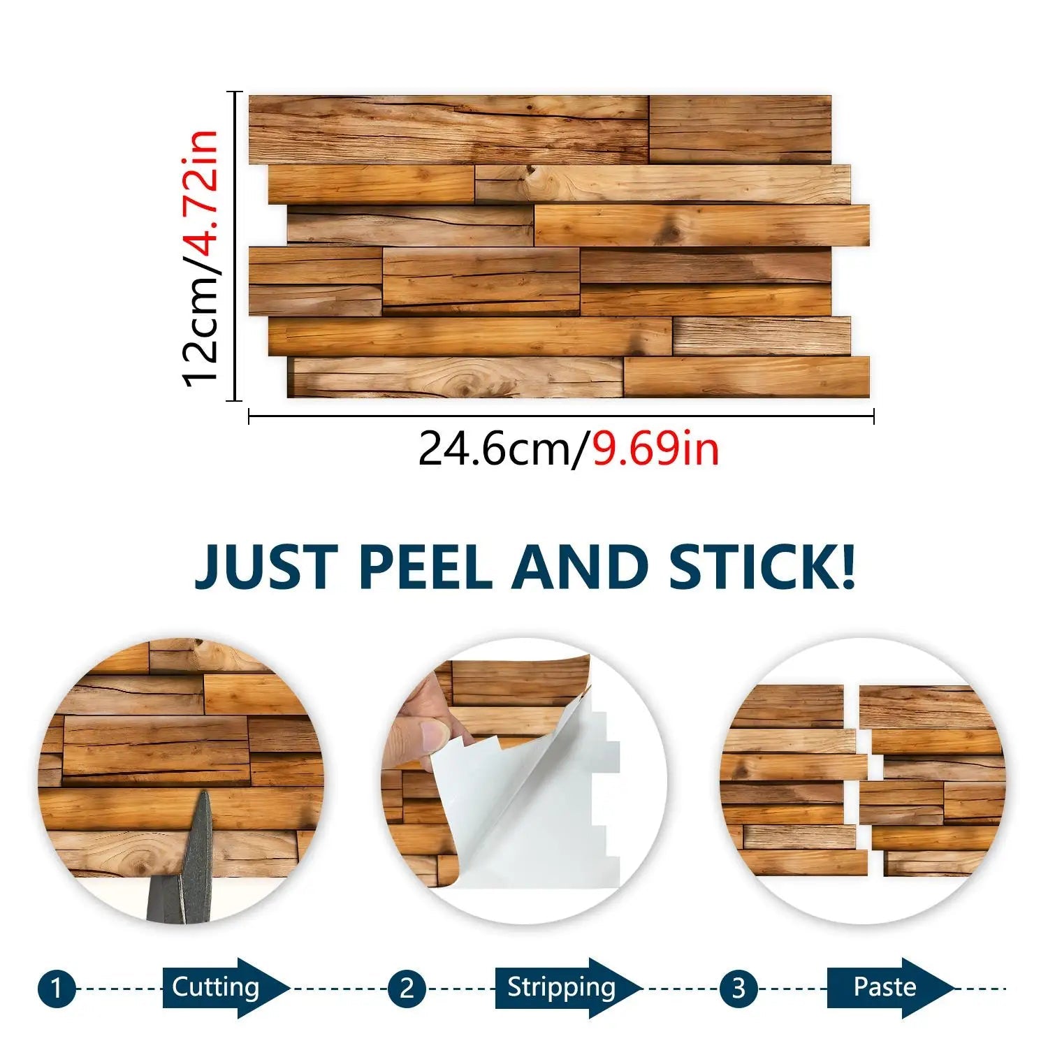 Alien Wood Grain Wallpaper PVC Self-Adhesive Water & Moisture Resistant Peel and Stick Wall Sticker - Cozy & Co. Market