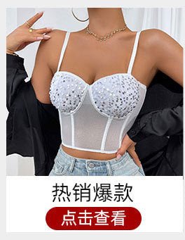 Amazon Sexy Hollow-Out Bra European and American Style Lace See-Through New Hot Girl Camisole Top Summer Top for Women - Cozy & Co. Market