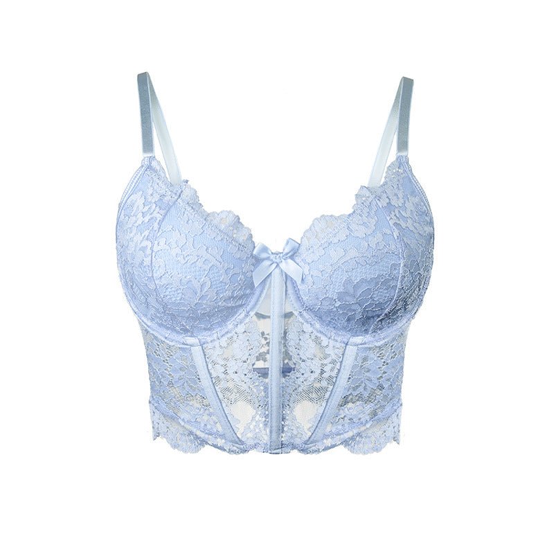Amazon Sexy Hollow-Out Bra European and American Style Lace See-Through New Hot Girl Camisole Top Summer Top for Women - Cozy & Co. Market