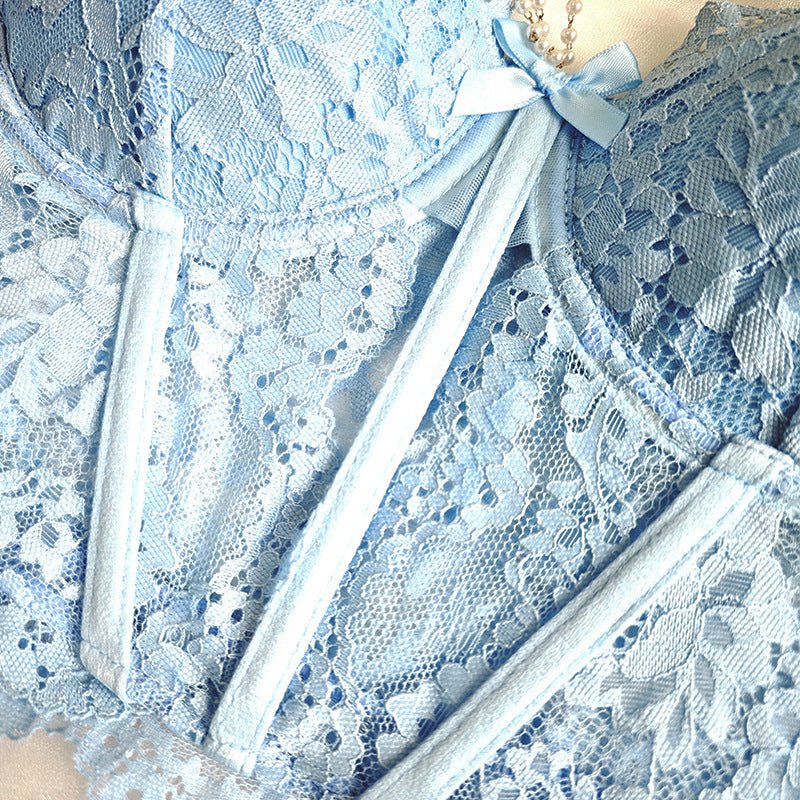 Amazon Sexy Hollow-Out Bra European and American Style Lace See-Through New Hot Girl Camisole Top Summer Top for Women - Cozy & Co. Market