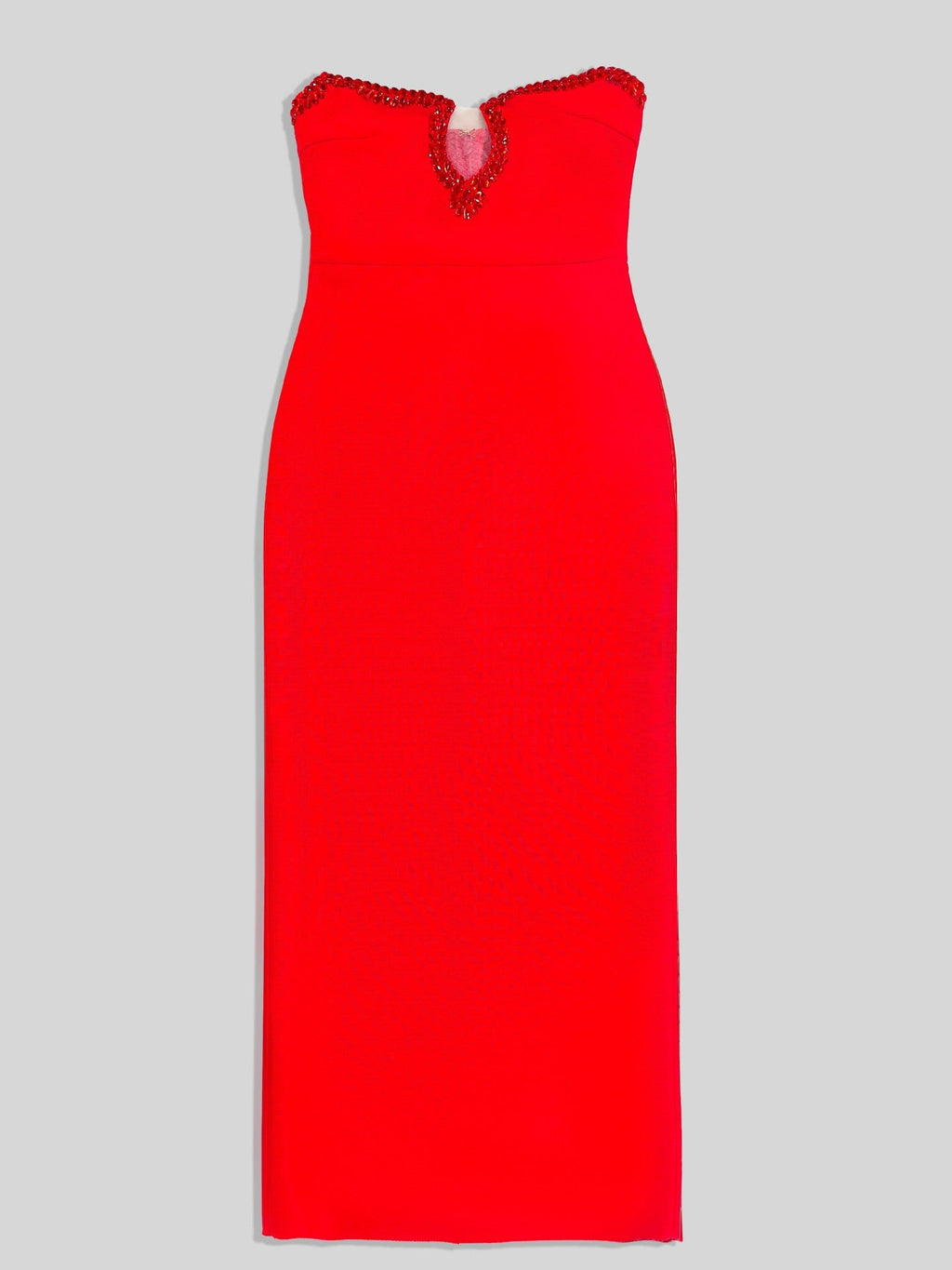 Amazon Women's 2025 Spring and Summer European and American Cross-border Red Diamond Bandage Evening Dress Women's Banquet Elegant Light Luxury - Cozy & Co. Market