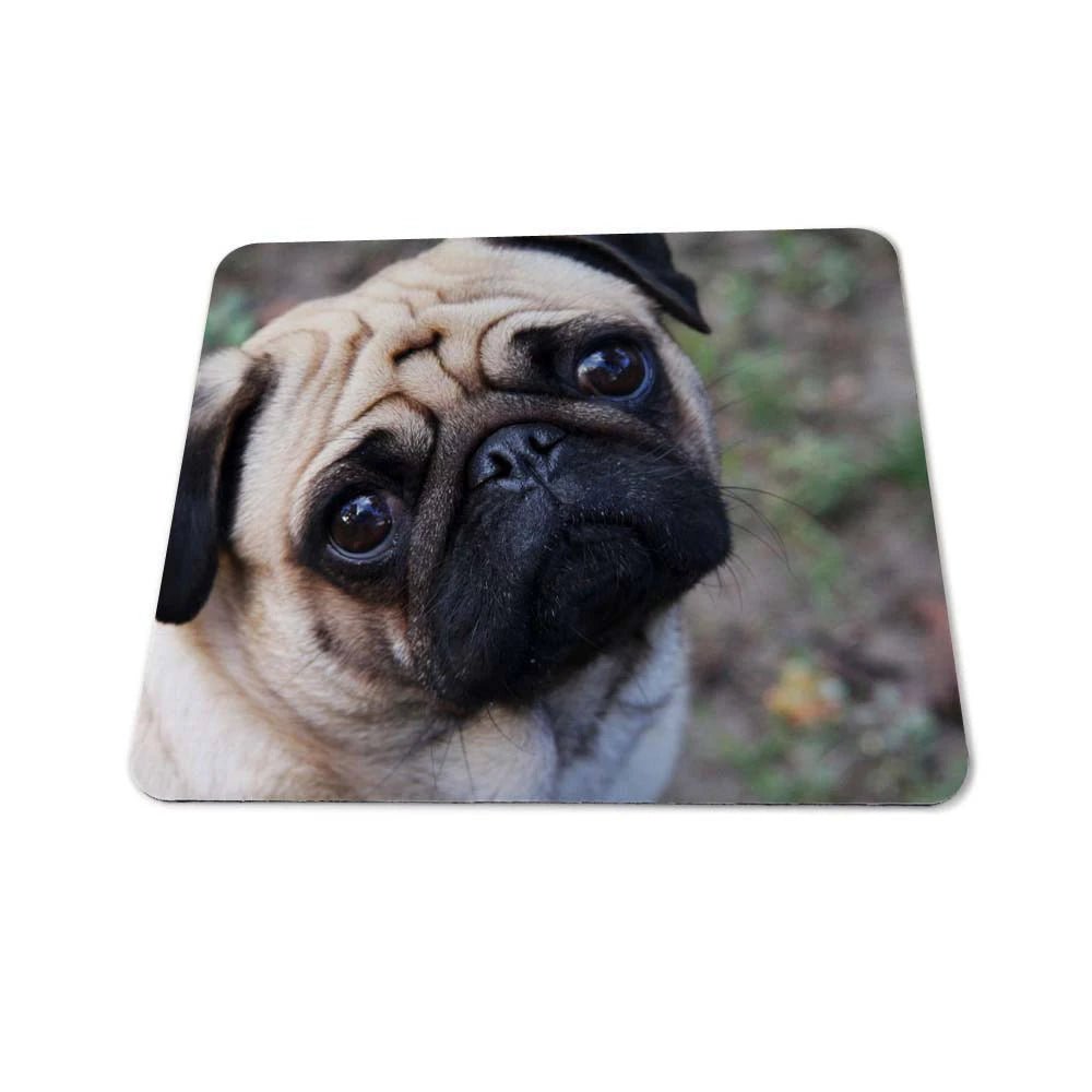 Animal Pug Overlock Gaming Rubber Dog Mouse Pad Silicon Mat Gaming Mouse Pad 180 * 220mm - Cozy & Co. Market