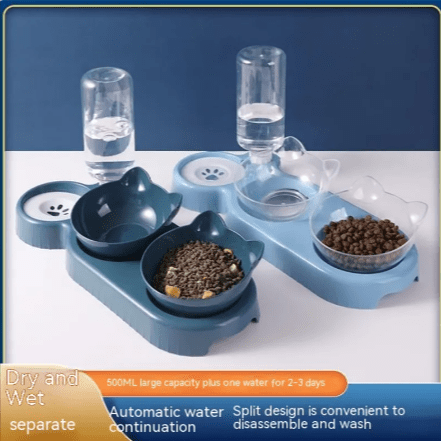 Anti-Tip Cat Bowl Feeder - Cozy & Co. Market