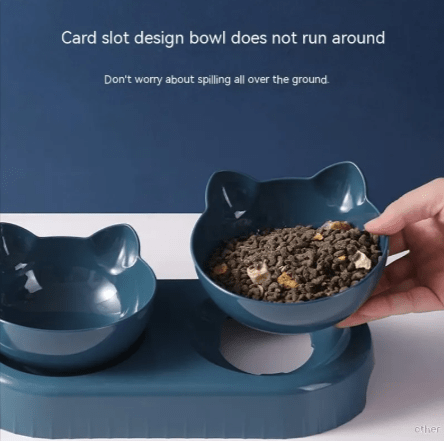 Anti-Tip Cat Bowl Feeder - Cozy & Co. Market